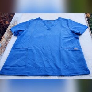 Figs Blue Short Sleeve Men's Tee